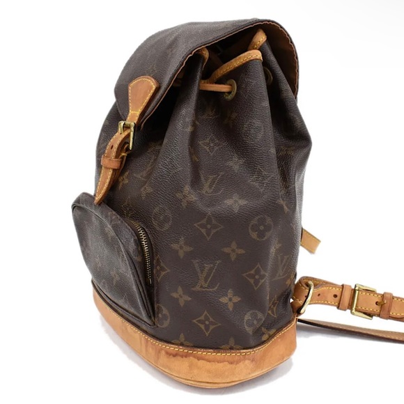 LOUIS VUITTON Monogram Montsouris MM Backpack Brown Canvas - Picture 2 of 12